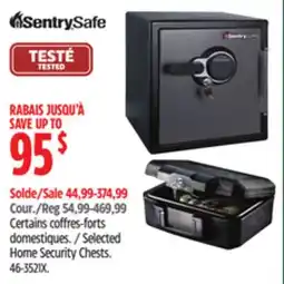 Canadian Tire Selected Home Security Chests offer