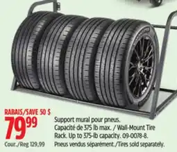 Canadian Tire Wall-Mount Tire Rack offer