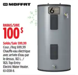 Canadian Tire Moffat 182L Top-Entry Electric Water Heater offer