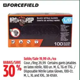 Canadian Tire Disposable Nitrile Latex Gloves, 100-Ct offer