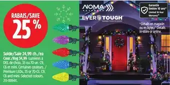 Canadian Tire Noma Premium LEDs, 35 or 70-Ct offer