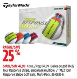 Canadian Tire TaylorMade TM22 Tour Response Stripe Golf Balls, Multi-Pack offer