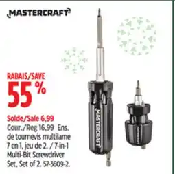 Canadian Tire 7-in-1 Multi-Bit Screwdriver Set offer
