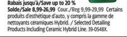 Canadian Tire Selected Detailing Products Including Ceramic Hybrid Line offer