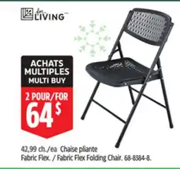 Canadian Tire Fabric Flex Folding Chair offer