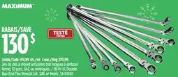 Canadian Tire 10-Pc XL Double Box-End Flex Wrench Set offer