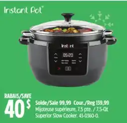 Canadian Tire 7.5-Qt Superior Slow Cooker offer