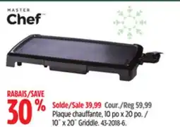 Canadian Tire Masterchef 10˝ x 20˝ Griddle offer