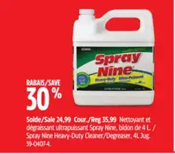 Canadian Tire Spray Nine Heavy-Duty Cleaner/Degreaser offer