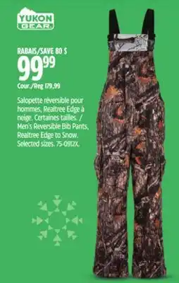 Canadian Tire Realtree Edge to Snow offer