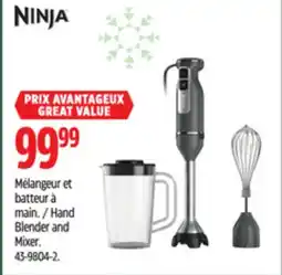 Canadian Tire Ninja Hand Blender and Mixer offer