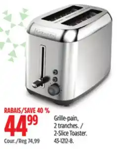Canadian Tire 2-Slice Toaster offer