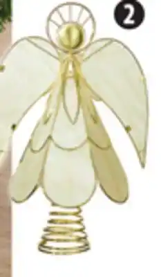 Canadian Tire Capiz Angel Christmas Tree Topper offer