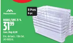 Canadian Tire MaisonKleen Bin Set offer