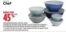 Canadian Tire MASTER Chef 12-Pc Mixing Bowl Set with Lids offer