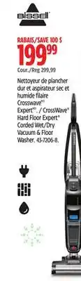 Canadian Tire CrossWave Hard Floor Expert Corded Wet/Dry Vacuum & Floor Washer offer