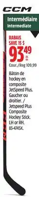Canadian Tire Jetspeed Plus Composite Hockey Stick offer