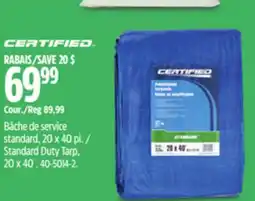 Canadian Tire CERTIFIED Standard Duty Tarp offer