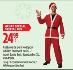 Canadian Tire Adult Santa Suit offer