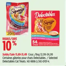 Canadian Tire Selected Delectables Cat Treats offer