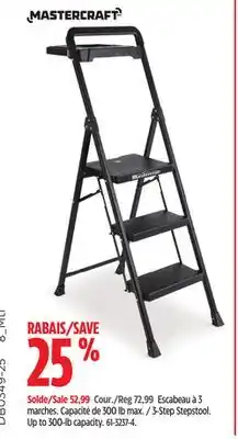 Canadian Tire 3-Step Stepstool offer