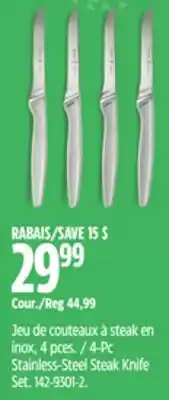 Canadian Tire 4-Pc Stainless-Steel Steak Knife Set offer