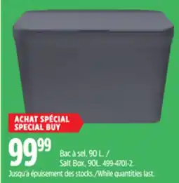 Canadian Tire Salt Box, 90L offer