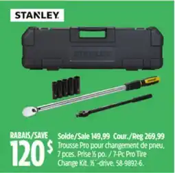 Canadian Tire Stanley 7-Pc Pro Tire Change Kit offer