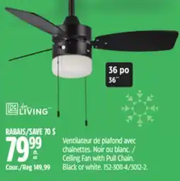 Canadian Tire Ceiling Fan with Pull Chain offer