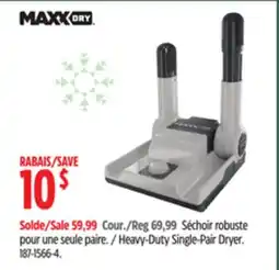Canadian Tire Heavy-Duty Single-Pair Dryer offer