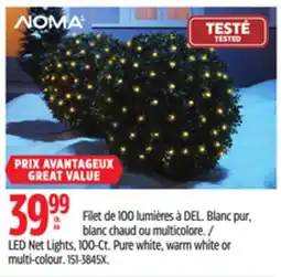 Canadian Tire Noma LED Net Lights, 100-Ct offer