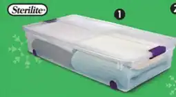 Canadian Tire Sterilite Clearview 58L Under-Bed Tote with Latch offer