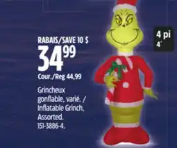 Canadian Tire Inflatable Grinch, Assorted offer
