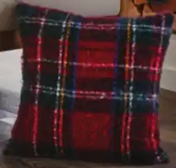 Canadian Tire Canvas Plaid Square Cushion, 18 x 18˝ offer