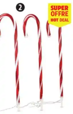 Canadian Tire 28˝ Pre-Lit Candy Cane Stakes, 3-Pk offer