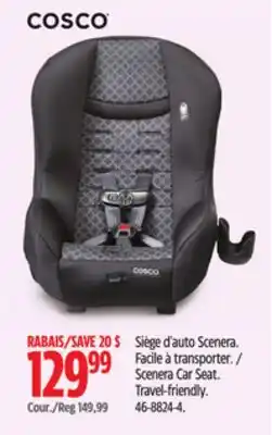 Canadian Tire Cosco Scenera Car Seat offer
