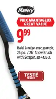 Canadian Tire 26˝ Snow Brush with Scraper offer
