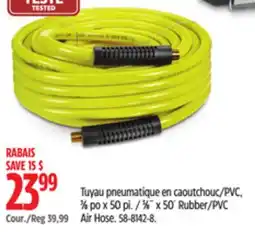 Canadian Tire Mastercraft 3⁄8˝ x 50´ Rubber/PVC Air Hose offer