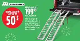 Canadian Tire 84˝ Steel Rung Folding Arched Loading Ramp, Pair offer