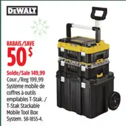 Canadian Tire T-Stak Stackable Mobile Tool Box System offer