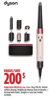 Canadian Tire Dyson Airwrap Multi-Styler offer