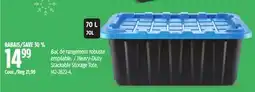 Canadian Tire Heavy-Duty Stackable Storage Tote offer