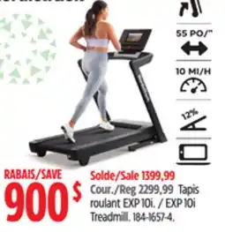 Canadian Tire EXP 10i Treadmill offer