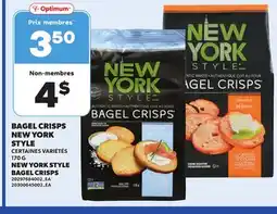 Provigo NEW YORK STYLE BAGEL CRISPS, 170 G offer