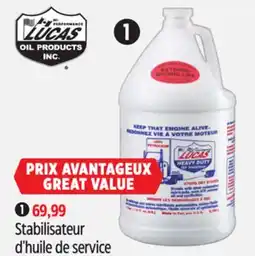Canadian Tire LUCAS Heavy-Duty Oil Stabilizer, 3.78L offer