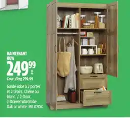 Canadian Tire SAUDER 2-Door, 2-Drawer Wardrobe offer