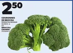 Provigo BROCCOLI CROWNS offer