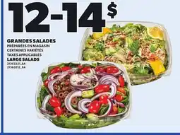 Provigo LARGE SALADS offer