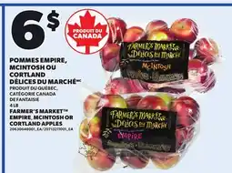 Provigo FARMER'S MARKET EMPIRE, MCINTOSH OR CORTLAND APPLES, 4 LB offer
