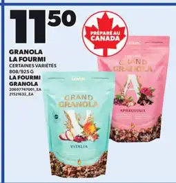 Provigo LA FOURMI GRANOLA, 808/925 G offer